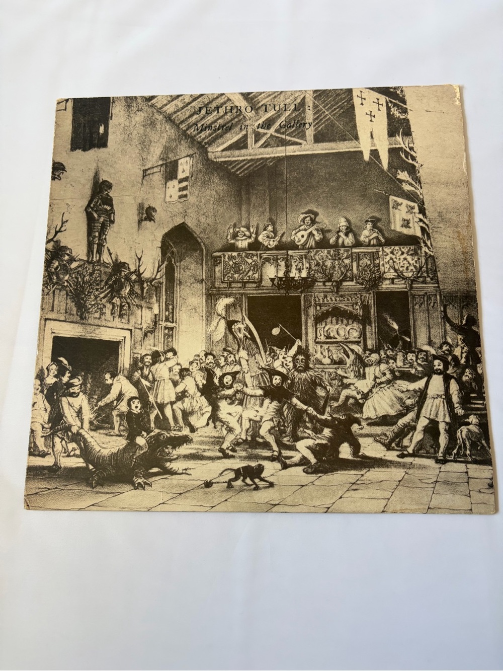 Vintage 70’s Jethro Tull minstrel in the gallery rare error inverted back